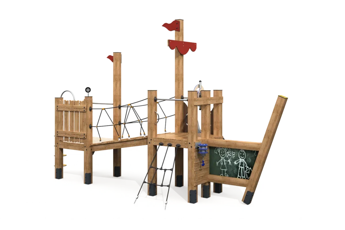 Детский игровой комплекс «Баркас» ДГ-116 ECO