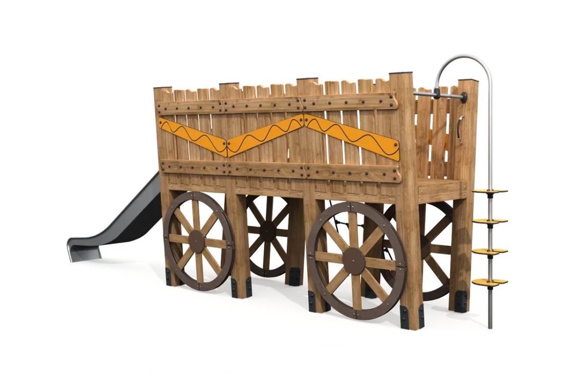 Детский игровой комплекс «Телега» ДГ-119 ECO
